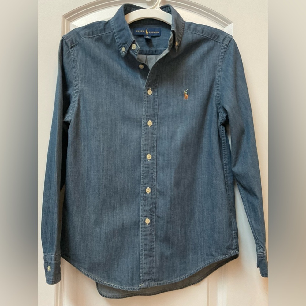 Ralph Lauren Kids Denim Button Down
